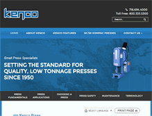 Tablet Screenshot of kencopress.com